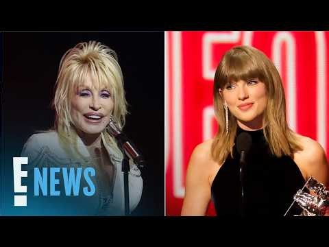 Taylor Swift Dedicates MTV VMA Win to “Ultimate Showgirl” Dolly Parton
