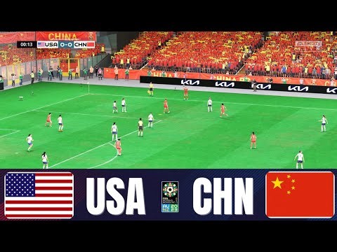 FIFA 23 - USA vs. China - FIFA Women's World Cup 2023 - PS5 Gameplay [4K]
