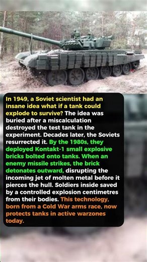 The Explosive Bricks That Saved Soviet Tanks #military #weapons #history