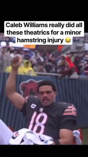 The most dramatic hamstring injury in NFL history? Caleb Williams