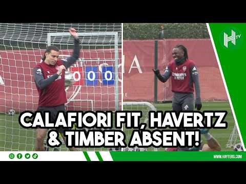 Saliba LAUGHS at Heinze, Hincapie WIPES OUT Eze in Arsenal training!