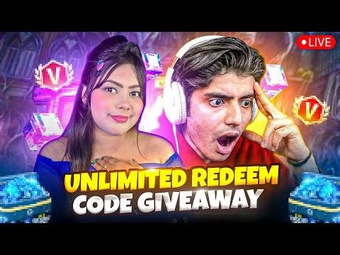 FREE FIRE LIVE CUSTOM ROOM GIVEAWAY | FF LIVE TEAMCODE GIVEAWAY | FF LIVE GIVEAWAY CUTE GILR FF LIVE
