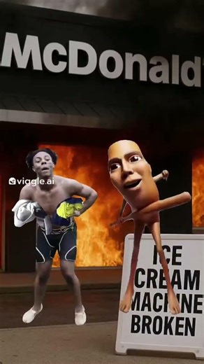 speed chilling after burning mcdonalds#broken