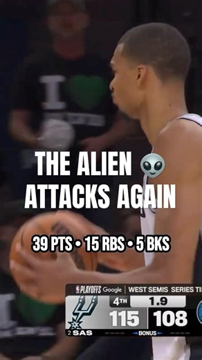 THE ALIEN 👽 ATTACKS AGAIN!!! | WEMBY DOMINATES 🔥