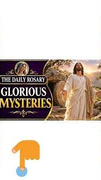 🌹Holy Rosary Today 🙏 Glorious mysteries of the rosary. #dailyrosary