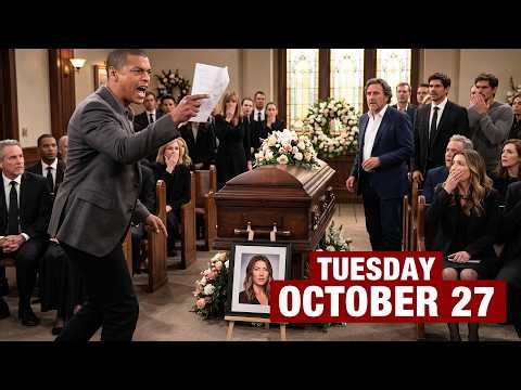 The Bold and the Beautiful Spoilers Tuesday, October 27 | Zende CRASHES FUNERAL and REVEALS a SECRET