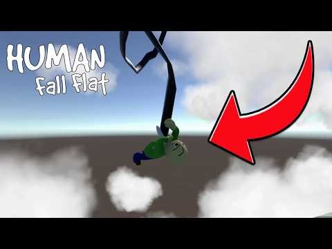 BALDI AND NOOB BUNGEE JUMPING in HUMAN FALL FLAT..!