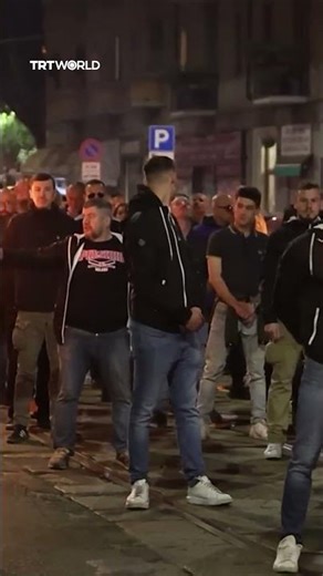 Thousands of far-right activists mark Sergio Ramelli commemoration with ‘Nazi salutes’ in Milan