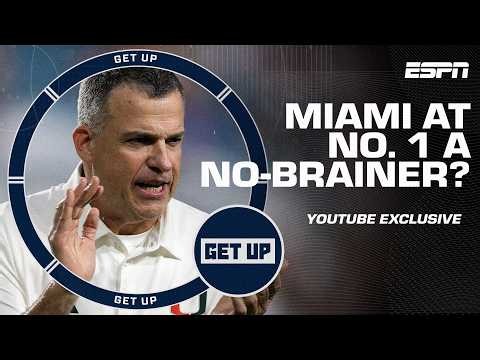 Miami a NO-BRAINER at No. 1? 🧠 + Where should Georgia be ranked? 🤔 | Get Up YouTube Exclusive