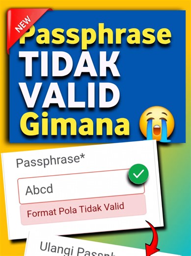 Passphrase tidak valid saat buat sertifikat digital coretax #npwp #aktivasicoretax #pyfツ #kodjp