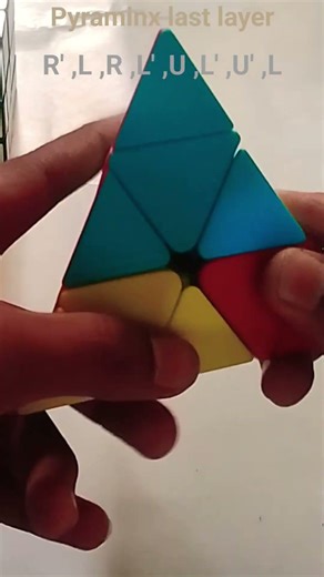 easy method to solve pyraminx