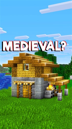 Minecraft Small Medieval House....🤔 (Payphone) #minecraft #shorts