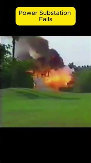 Power Substation Fails... #eletrical #top5 #electricity #explosion