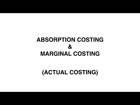 Absorption Costing vs Marginal Costing (Actual Costing) | Management Accounting
