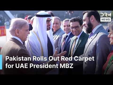 HISTORIC VISIT: UAE President Arrives in Pakistan on First Official Visit, Gets Grand Welcome | AC1G
