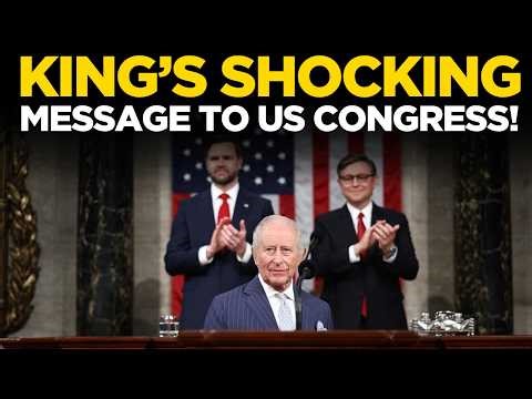 US News LIVE: King Charles III Addresses Joint Session of Congress | King Charles Meets Trump