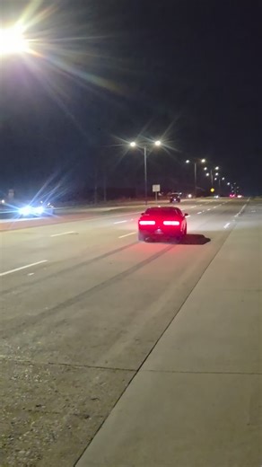 Tyler on Instagram: "Cop just eating his donut or something💀 #cars #hellcat #cop #racing #burnout"