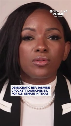 Democratic Rep. Jasmine Crockett has launched a campaign for the U.S. Senate in Texas. As one of Congress’ most outspoken Democrats — and a frequent GOP target — she responds to recent comments from President Trump and Republican Sen. John Cornyn, saying, “They're not really good at the game of poker if this is how they play.”