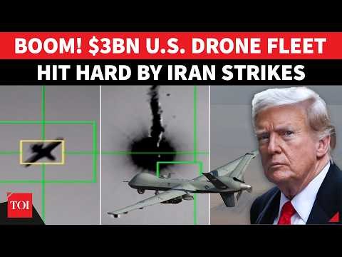 HUGE LOSS FOR US: Iran Air Defence Cripples American Drone Fleet; '24 MQ-9 REAPER DRONES SHOT...'