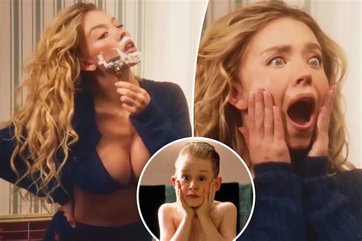 Sydney Sweeney puts a titillating spin on ‘Home Alone’ in her Syrn holiday campaign