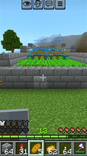 Minecraft Automatic Wheat Farm 🤯 | UNLIMITED Food & Seeds 🔥 #shorts