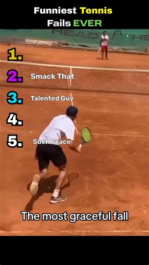 Ranking the Funniest tennis Fails #fails