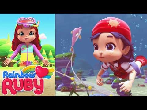 The Little Vet and the Dolphin Dilemma | Rainbow Ruby - WildBrain | Cartoons for Kids