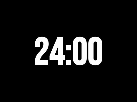 24 Minute Timer with Alarm | Countdown Timer