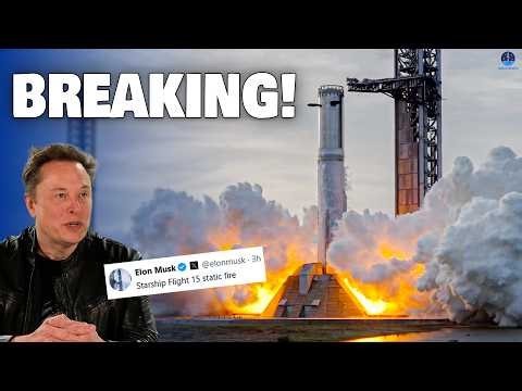 Starship B22 Static Fire Completed, Ready for First Booster V3 Catching in Weeks!