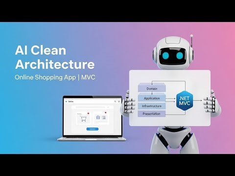 AI Builds Online Shopping App Using .NET MVC + Clean Architecture