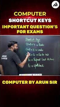 Computer Shortcut Keys !!