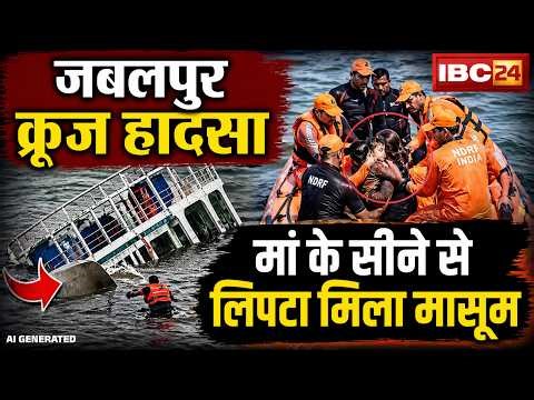 🔴Jabalpur Cruise Incident : मां के सीने से लिपटा मिला मासूम का शव | Bargi Dam Cruise Accident