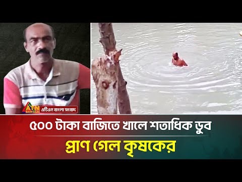ঝালকাঠিতে বাজি ধরে কনকনে শীতে খালে নেমে শতাধিক ডুব, প্রা/ণ গেল কৃষকের | Jhalakathi | ATN Bangla News