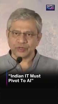 Indian IT Must Pivot And Provide AI-led Solutions: Ashwini Vaishnaw #shorts