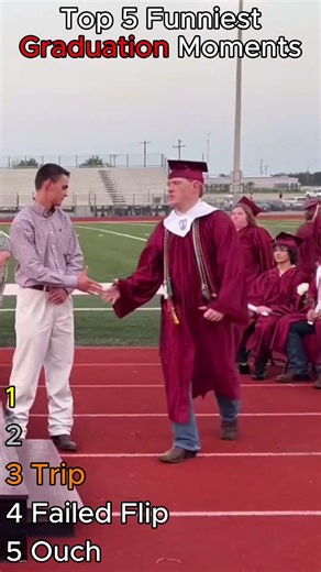 Top 5 FUNNIEST Graduation Moments #top5 #funny #fail