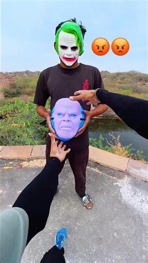 Angry Joker 🤡😡 #angry #joker #thanos #alien #viral #parkour #shorts
