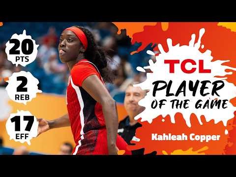 Kahleah Copper (20 PTS) | TCL Player Of The Game | ESP vs USA | #FIBAWWC 2026 Qualifying Tournament