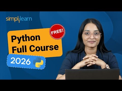 Python Full Course 2026 | Python Programming Fundamentals in 4 Hours | Python tutorial | Simplilearn