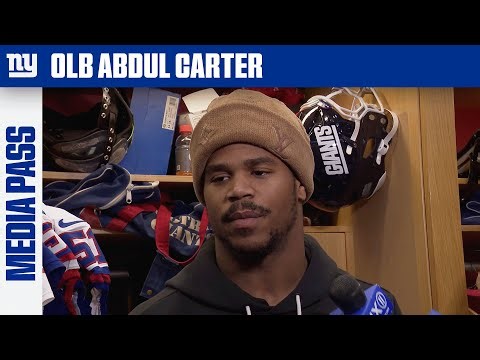 Abdul Carter on What He Learned in His Rookie Season | New York Giants