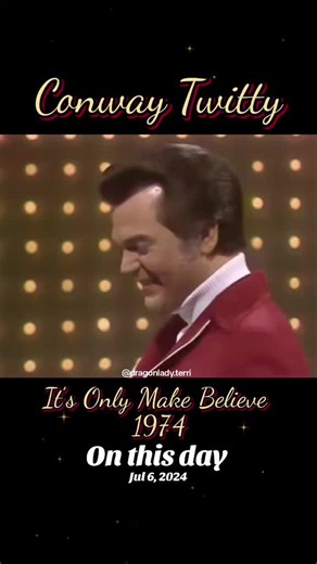 Conway Twitty on Midnight Special 1974 — It's Only Make Believe