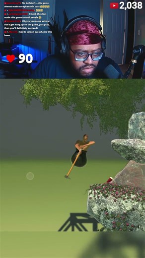 This Game Made Him Rage Quit!! | Getting Over it With Bennett Foddy