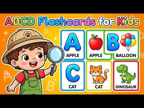 A to Z Alphabet Learning | Animals & Words for Kids | ABC Phonics for Toddlers