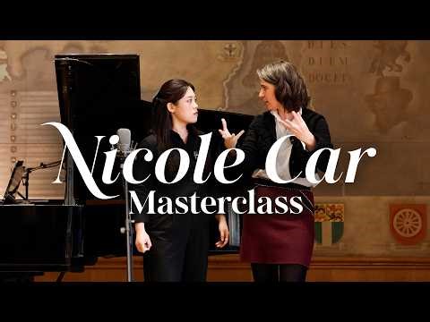 NICOLE CAR MASTERCLASS – Opera for Peace