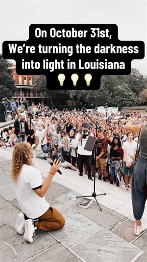 🔥 LOUISIANA, ARE YOU READY?! 🔥 This SATURDAY, October 31st, we’re turning DARKNESS INTO LIGHT in Baton Rouge!!! 💡🔥🙌 We’re lifting up the name of JESUS over Louisiana! 📍 Repentance Park | Baton Rouge, LA ⏰ 4PM | October 31 BRING EVERYONE! LET’S WORSHIP! 🇺🇸🔥 👉 LetUsWorship.us