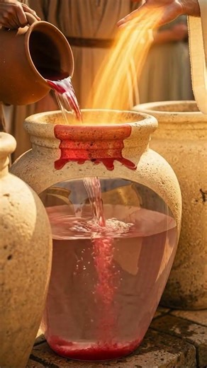 Jesus Turns Water Into Wine 🍷✝️ | John 2:7-9 | Wedding at Cana Miracle