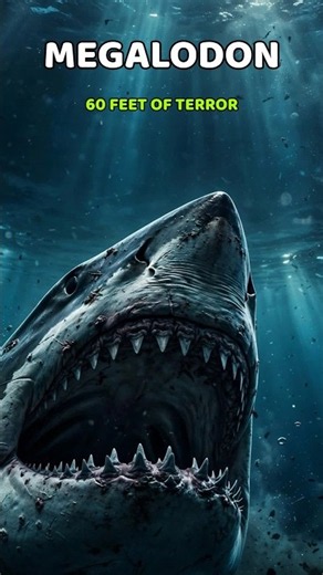 The MEGALODON Was REAL — 60 Feet of Pure Terror 🦈 #mystery #unexplained #megalodon