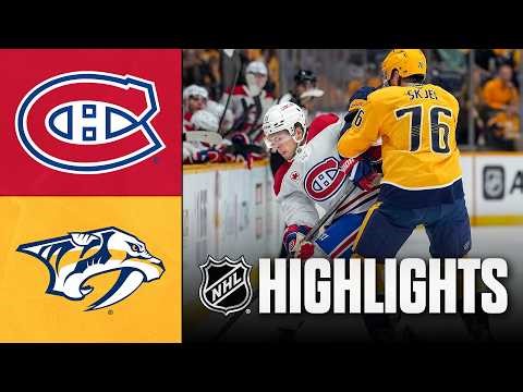 Canadiens vs. Predators | NHL Highlights | March 28, 2026