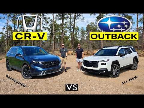 BIG BATTLE! -- 2026 Honda CR-V vs. 2026 Subaru Outback: Comparison
