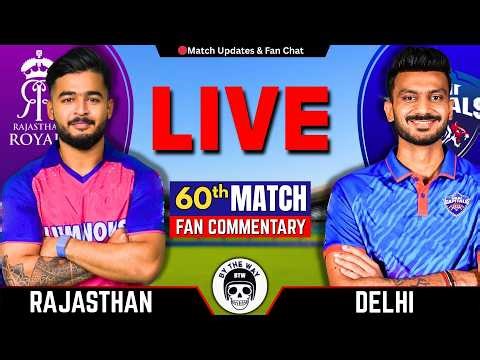 🔴IPL : Rajasthan vs Delhi, 62nd Match IPL 2026 | Live Cricket Match Today | RR vs DC Live