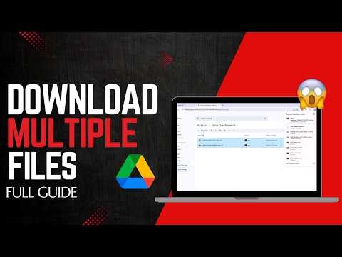 How to Download Files from Google Drive at Once